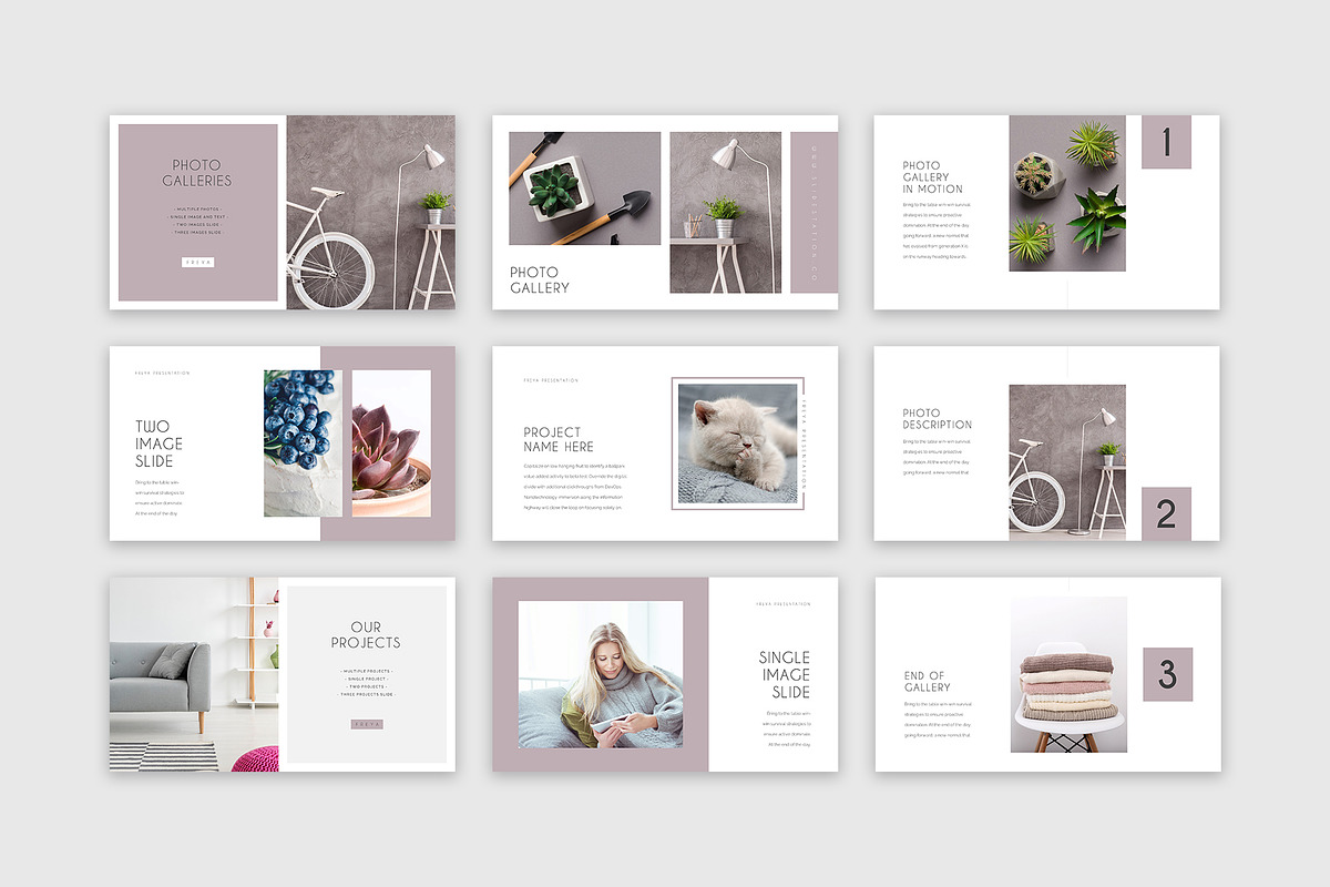 Freya PowerPoint Presentation, a Presentation Template by SlideStation (Photo 5 of 12)