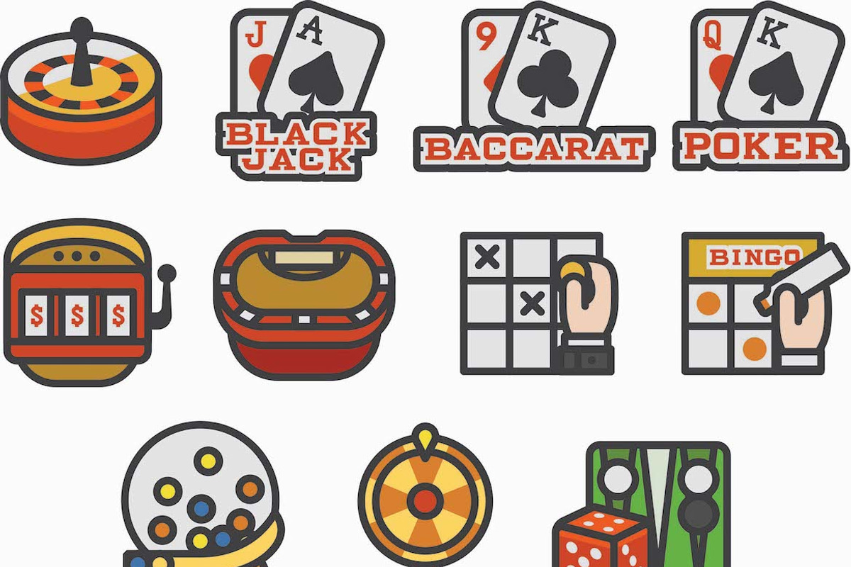 76 Casino Icons, a Solid Icon by Flat Icons (Photo 2 of 6)