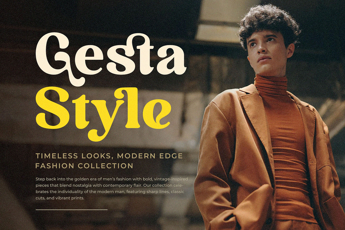 Gellatik - Retro Serif Font, a Serif Font by Jimoji (Photo 5 of 7)
