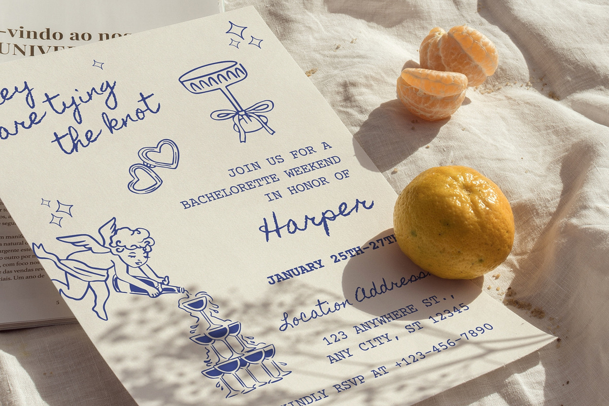 +200 Whimsical Wedding Summer Bundle, a Food Illustration by NassyArt (Photo 9 of 23)