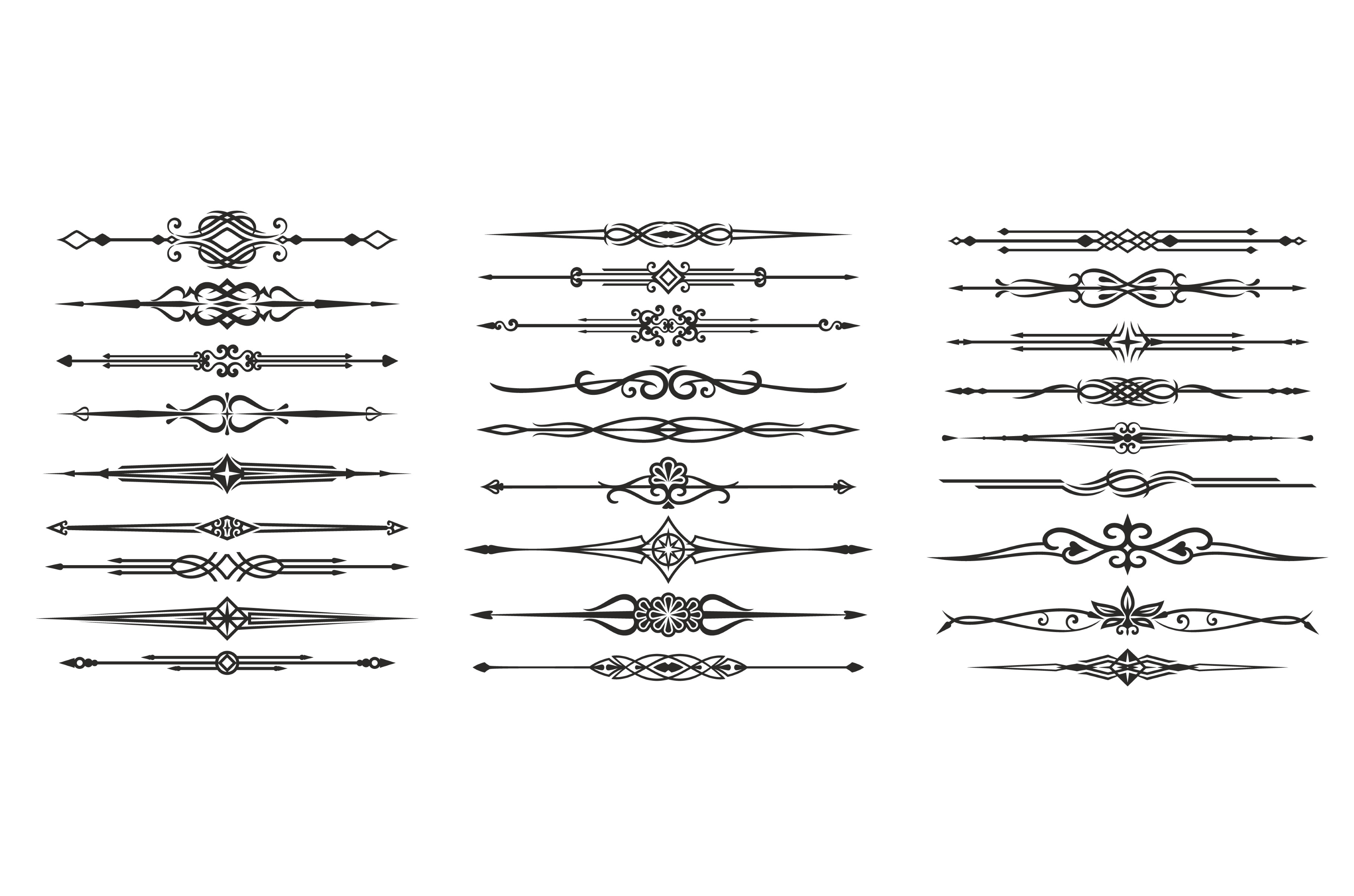 Elegant divider frame borders, a Decorative Illustration by Vector ...
