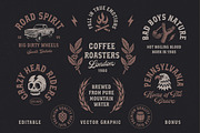 Brokson Script & Serif + Extras, a Serif Font by Andrey Sharonov (Thumbnail 14 of 20)