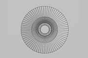 Flap disc 3d model, an Object 3D Model by fahad121 (Thumbnail 6 of 6)