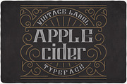 Apple Cider Typeface, a Symbol Font by VozzyStock (Thumbnail 1 of 6)
