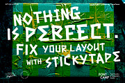 Stickytape Font, a Handwritten Font by Fontcamp Type Foundry (Thumbnail 3 of 9)