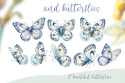 Narcissuses and Butterflies, an Illustration by Shabbypie (Thumbnail 4 of 19)