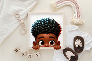 Peek a Boo Boy Sublimation Clipart, a Work Illustration by Dream Creation (Thumbnail 4 of 5)
