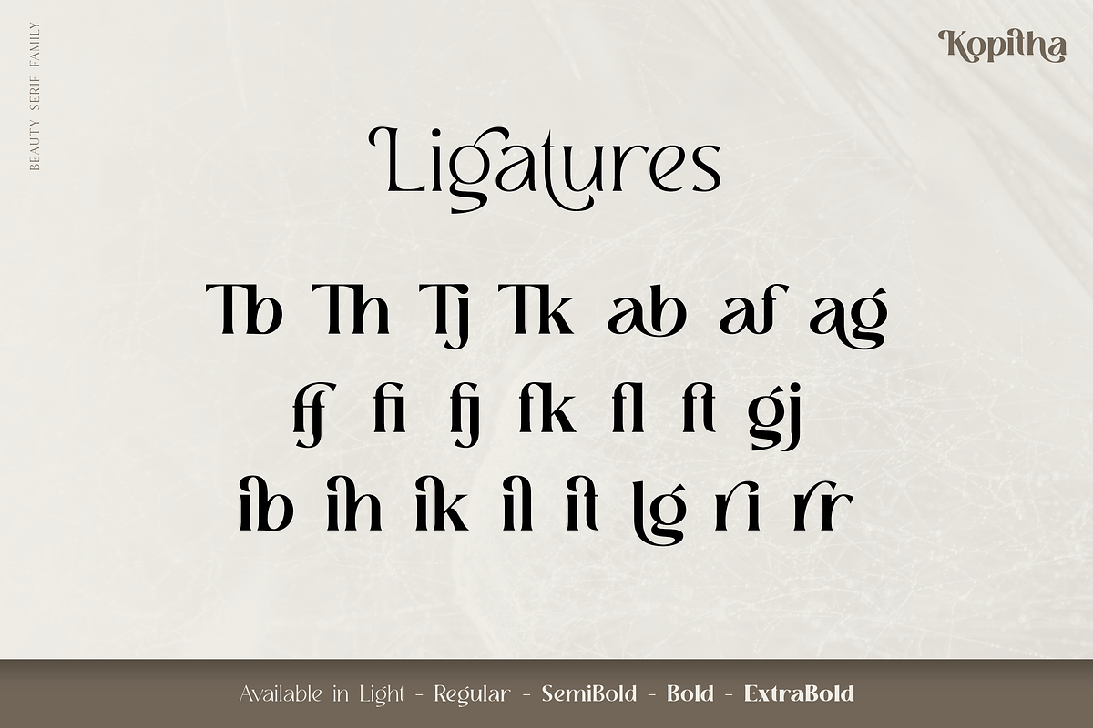 Kopitha - Modern Serif Font, a Serif Font by Ekahermawan (Photo 11 of 12)