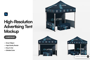 Advertising Tent Mockup, an Advertising Mockup by SLAB! Design