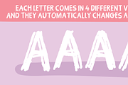 Keep This To Yourself, a Handwritten Font by pizzadudedotdk (Thumbnail 8 of 10)