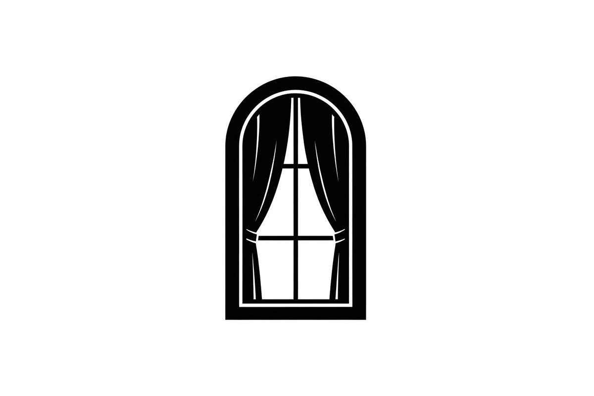 Window Curtain Silhouette Bundle, an Illustration by Creativeshirt (Photo 23 of 51)