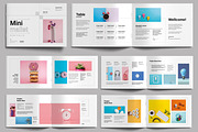 Minimalist Portfolio Template Layout, a Brochure Template by MightyDesign (Thumbnail 1 of 6)