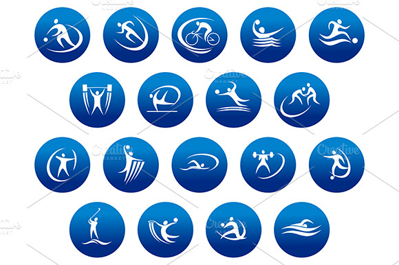 Athletics And Team Sporting Icons