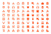 160 Shopping Material Design Icons, a Solid Icon by Creative Stall (Thumbnail 3 of 4)