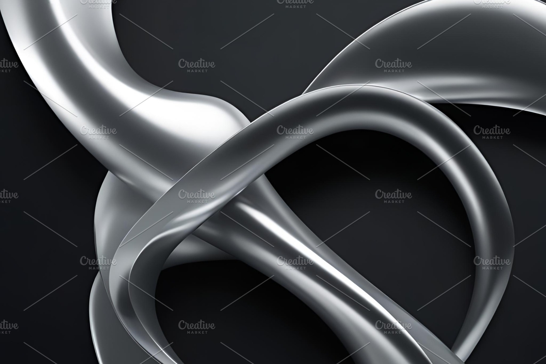Silver metal abstract 3d image, a Background Photo by ComfortQ