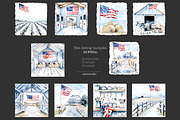 4th of July Clipart Images | America, a Person Illustration by GlamArtZhanna (Thumbnail 8 of 8)