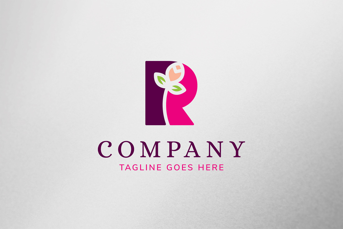 Eco Letter R Logo, a Branding & Logo Template by C_Monica (Photo 1 of 3)