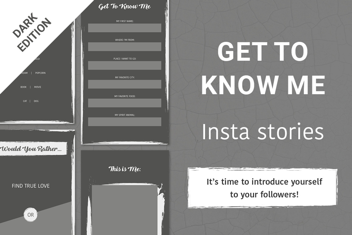 Get To Know Me - Insta Stories, a Social Media Template by Annemiek van Luinen (Photo 1 of 11)