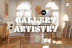 GALLERY ARTISTRY 120 Frames Mockups