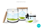 Candle Jar Mockup for Canva, a Household Mockup by Mockup Scene (Thumbnail 21 of 22)