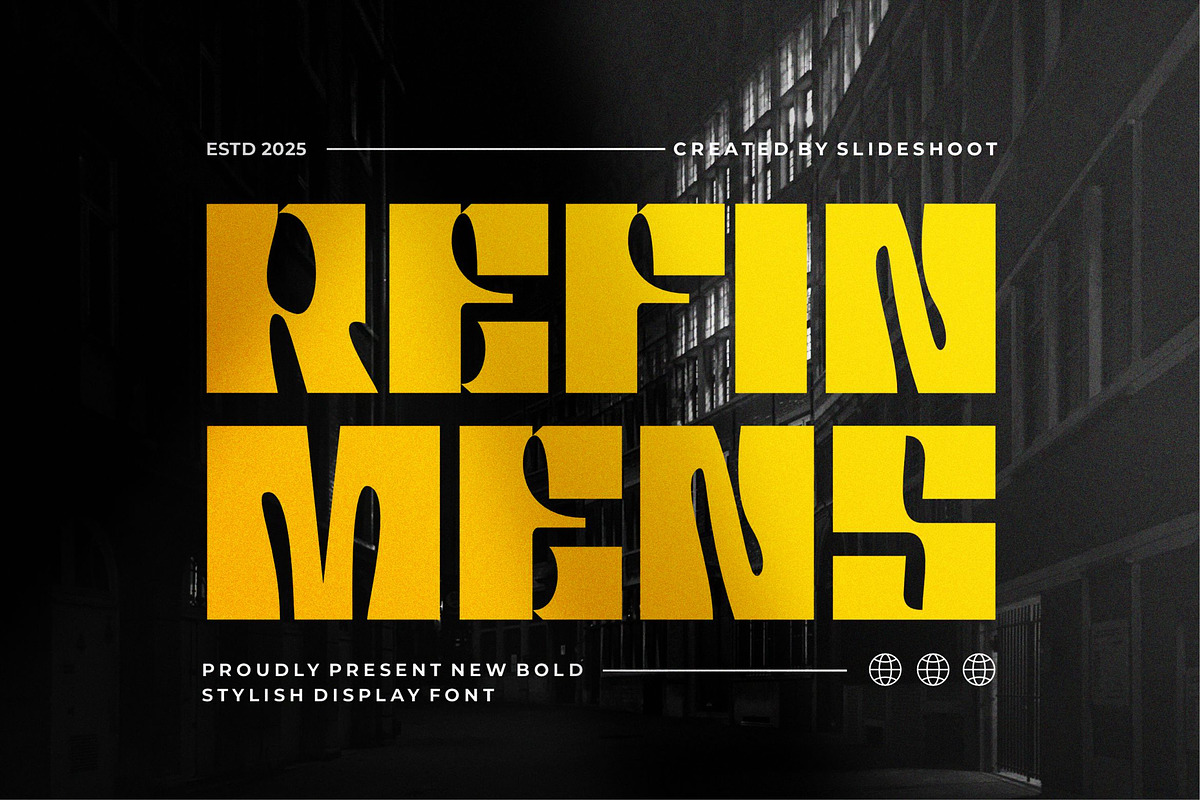 Refin Mens || Stylish Display Font, a Sans Serif Font by Idea Studio (Photo 1 of 10)