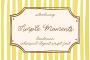 Whimsical Wedding Invitation Font, a Handwritten Font by Amalia Calligraphy (Thumbnail 1 of 8)