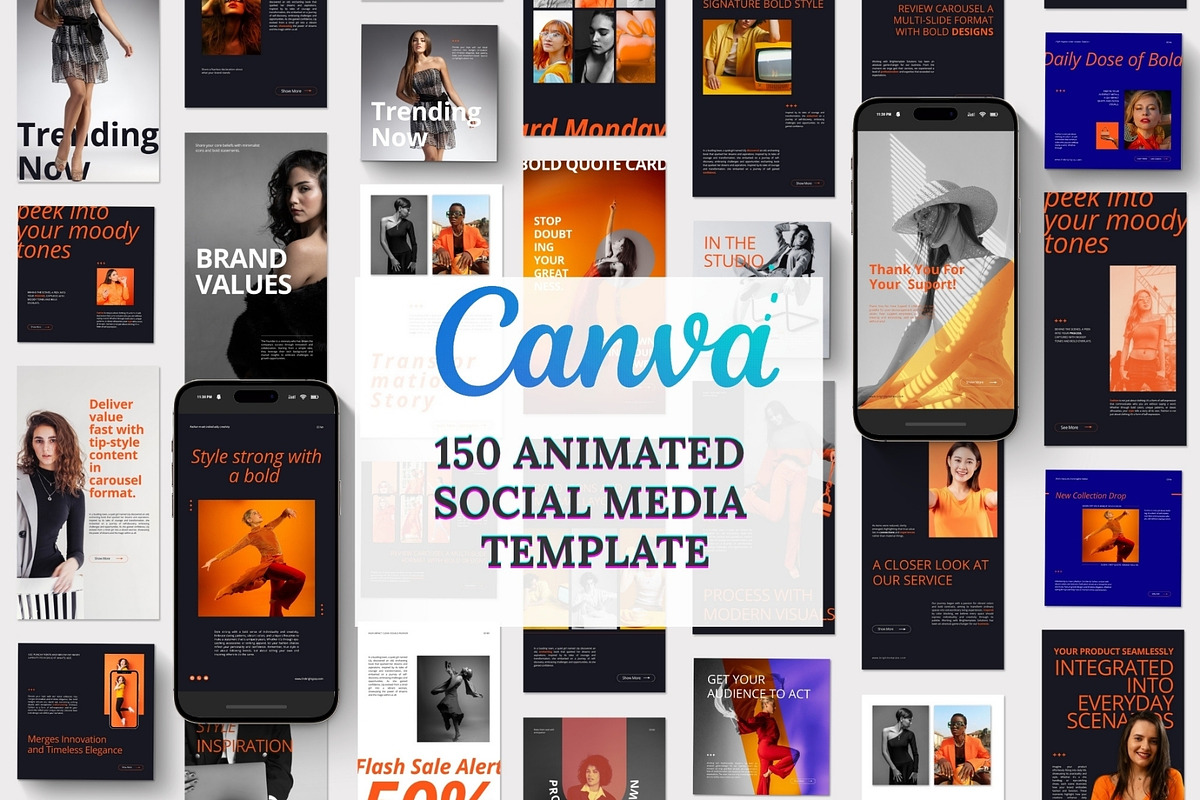 Mega Instagram & Pinterest Bundle, a Social Media Template by TheBrightGrap (Photo 12 of 12)