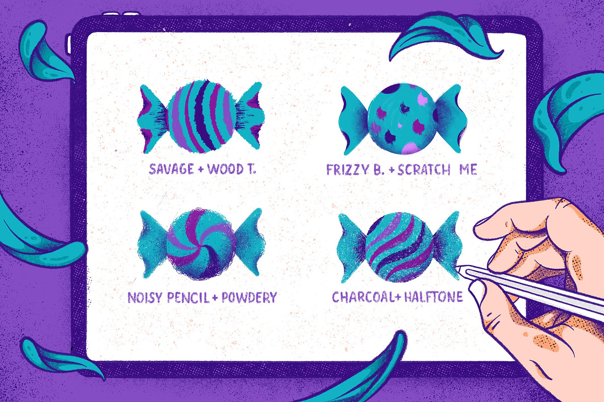 Rough & Raw - Affinity Brushes, a Brush Add-On by Shoutbam (Photo 5 of 9)