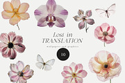 Organic Blurry Floral Backgrounds, a Background Graphic by Grace Noboa Illustrations (Thumbnail 10 of 13)