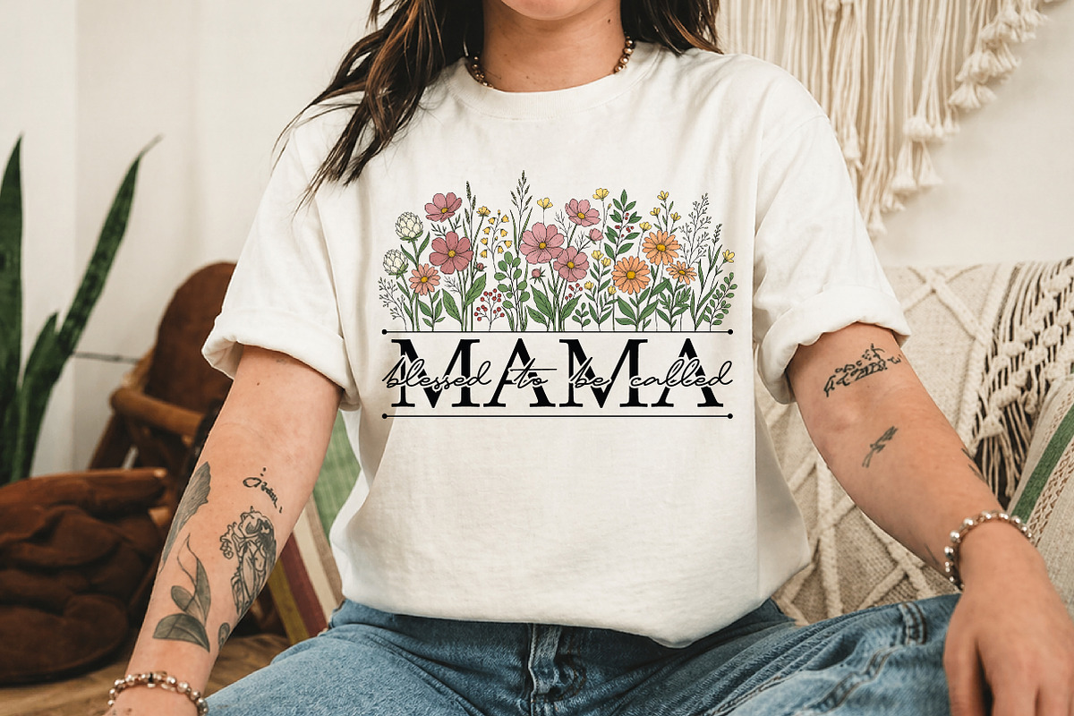 Blessed to Be Called Mama PNG, a Seasonal Illustration by Libby Wishes (Photo 2 of 5)