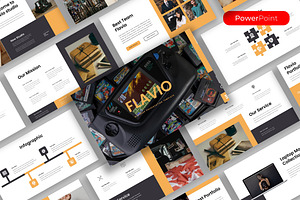 Flavio– Business PowerPoint Template, a Presentation Template by kreatifreya