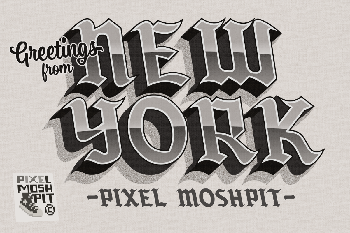 Ole Ingrish Font preview 4