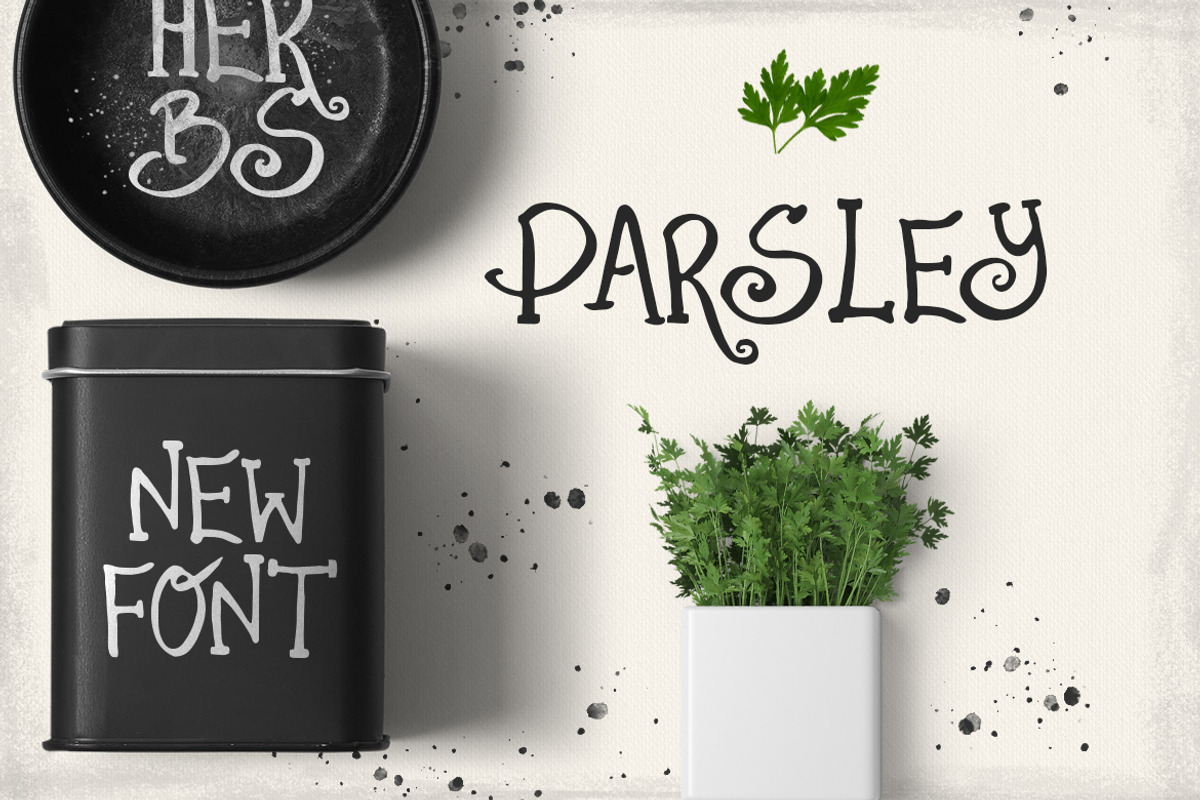 Parsley Font preview 3