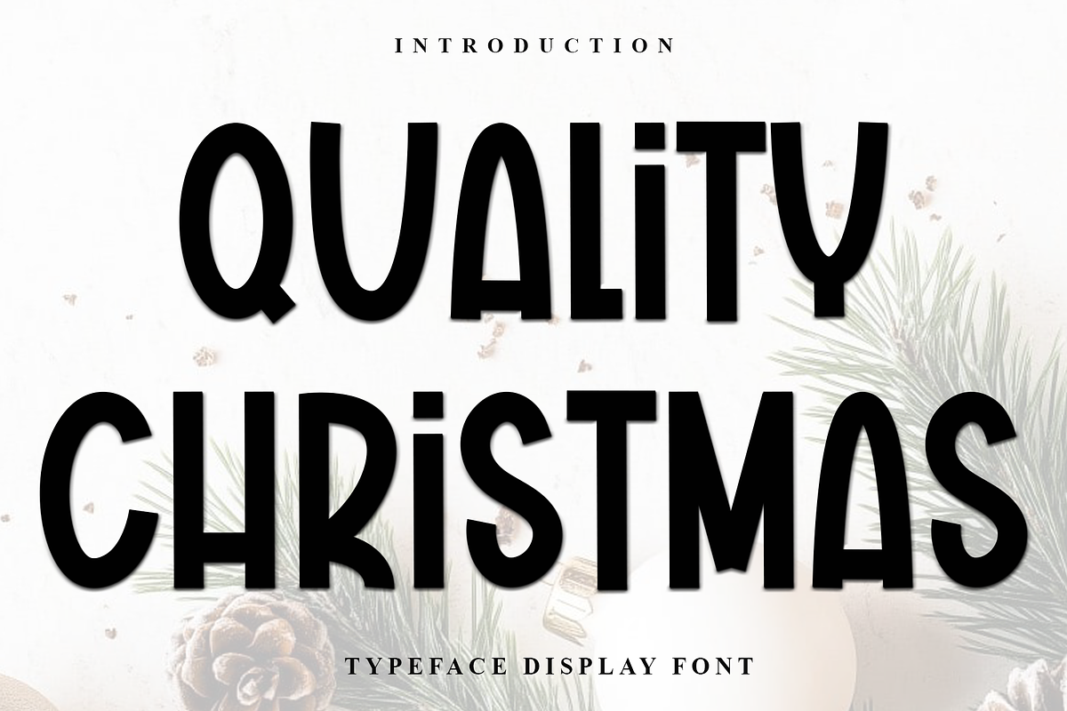 Quality Christmas, a Script Font by FreshTypeINK (Photo 1 of 7)