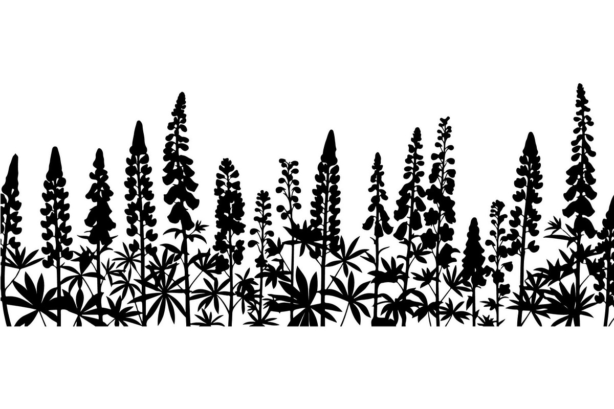 Botanical Floral Border, an Object Graphic by Creativeshirt (Photo 4 of 20)