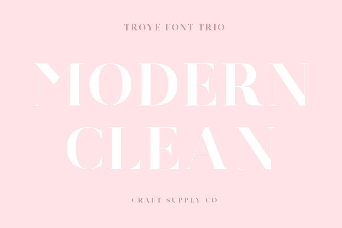 Troye Font Trio - Clean & Luxury, a Serif Font by Craft Supply Co. (Photo 24 of 28)