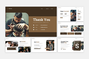 Barbershop Keynote Template