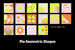 Pia Geometric Shapes Patterns