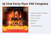 DJ Club Party Flyer PSD Template, a Flyer Template by Ibnul Jaif Farabi (Thumbnail 2 of 3)