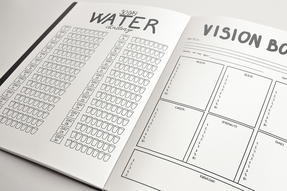 25 Daily Hand Drawn Planners, a Templates & Theme by Character (Photo 7 of 8)
