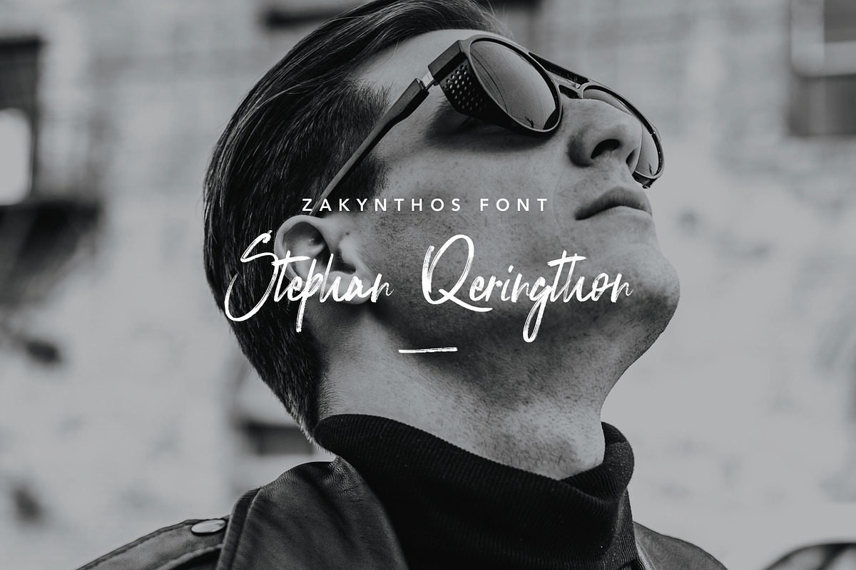 Zakynthos Signature Font preview 3