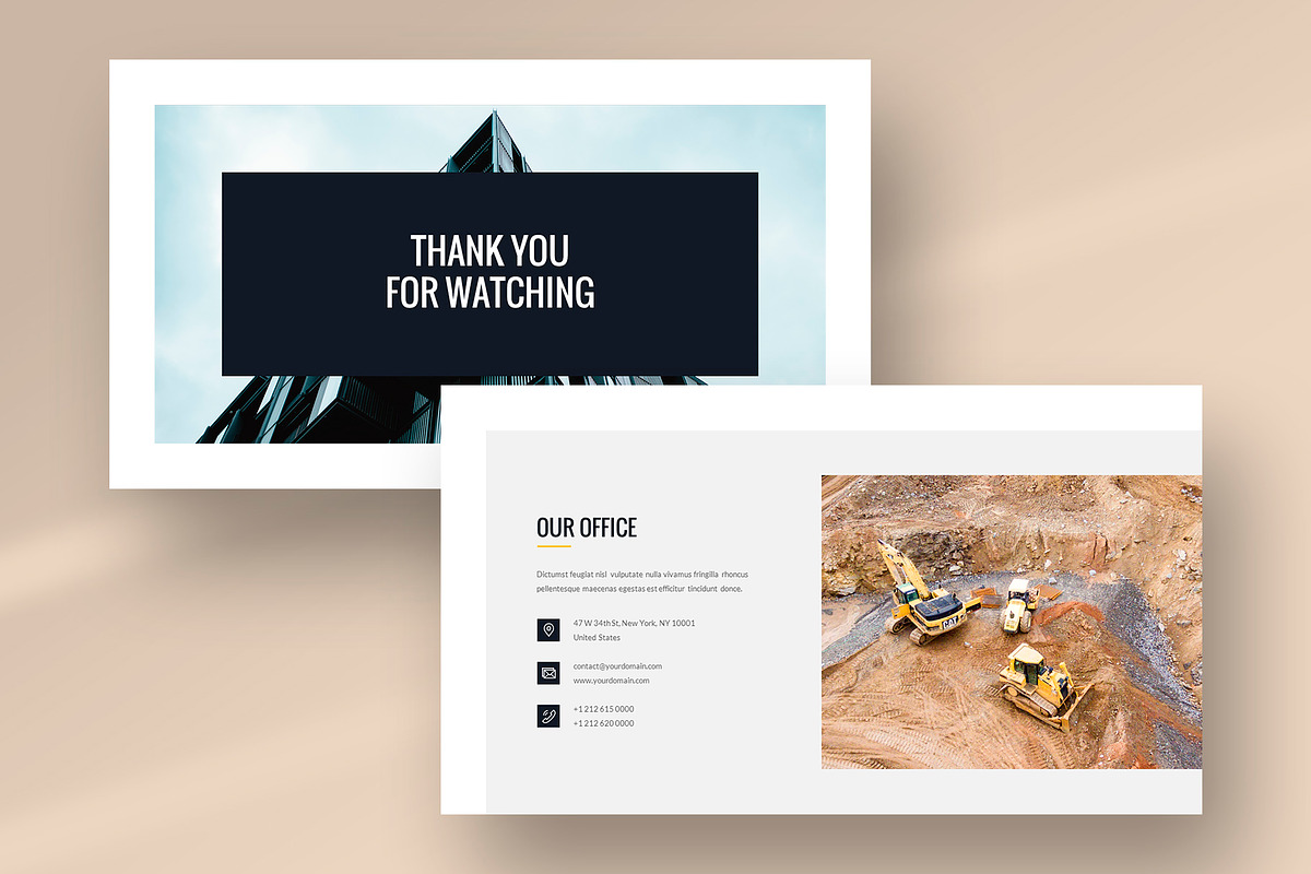 Construction Company Profile PPT, a Presentation Template by artbart (Photo 24 of 26)