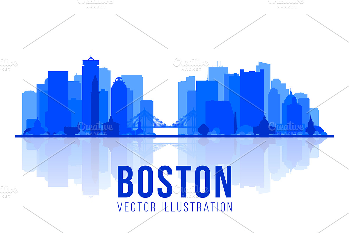 Boston Massachusetts skyline, an Illustration by Sky and glass (Photo 4 of 6)