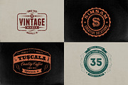 10 Retro Signs or Badges v.2 + Bonus, an Object Graphic by Cruzine (Thumbnail 5 of 5)