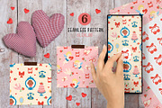Vintage Valentine Vector Collection, a Decorative Illustration by NataKa (Thumbnail 4 of 10)
