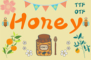 Honey Handwritten Font, a Handwritten Font by Yiru Chen Studio (Thumbnail 1 of 5)