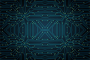 Micro chip elements, web security, a Technology Illustration by OKart.studio (Thumbnail 5 of 6)