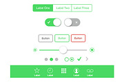 iOS Style UI Kit, an UI Kit Template by Creative VIP (Thumbnail 1 of 2)