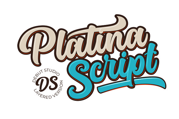 Platina Script Layered Version preview 5