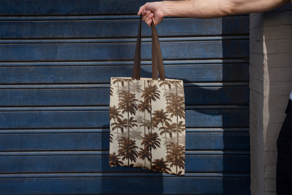 BROWN RETRO PALMS Seamless Pattern, a Pattern Graphic by AYAKA Studio Co. (Photo 5 of 11)